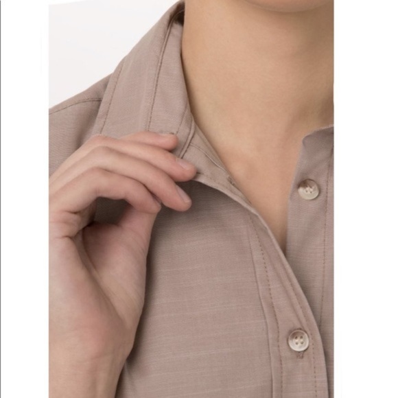 CHEF WORKS CHAMBRAY SHIRT LADIES SIZE SMALL - Picture 5 of 7